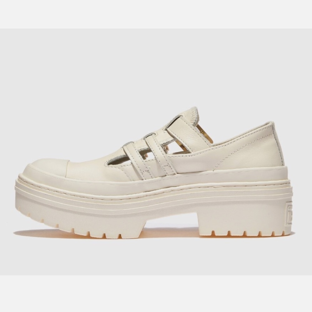 Converse • Cream Triple-Buckle Platform Loafer - Picture 7 of 16